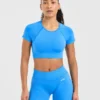 Adapt naadloze crop top