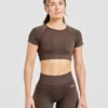 Adapt naadloze crop top