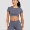 Adapt naadloze crop top