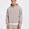 Craft oversized hoodie met rits