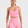 Empower naadloze halternek crop top