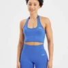 Empower naadloze halternek crop top