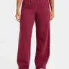 Klassieke, zachte oversized Joggingbroek met rechte pijpen