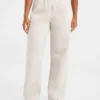 Klassieke, zachte oversized Joggingbroek met rechte pijpen