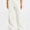 Lifestyle oversized Joggingbroek met rechte pijpen
