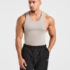Muscle geribde tanktop