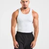 Muscle geribde tanktop