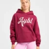 Oversized hoodie met geborduurd opschrift