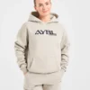 Retro geborduurde oversized hoodie