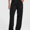 Varsity-joggingbroek met opgestikt logo, oversized pasvorm en rechte pijpen
