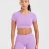 Adapt naadloze crop top