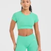 Adapt naadloze crop top