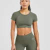 Adapt naadloze crop top