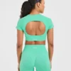 Adapt naadloze crop top
