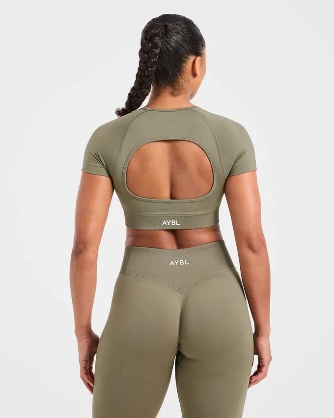 Adapt naadloze crop top