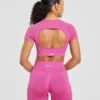 Adapt naadloze crop top