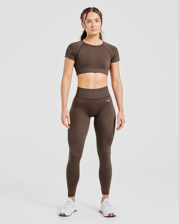 Adapt naadloze crop top
