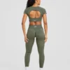 Adapt naadloze crop top