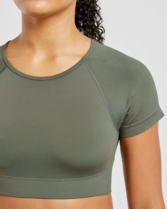 Adapt naadloze crop top