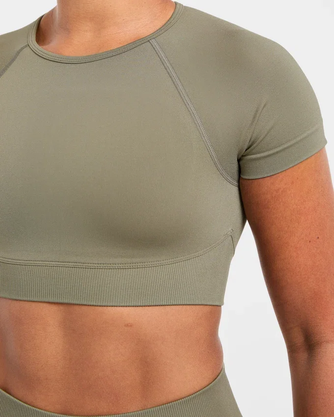 Adapt naadloze crop top
