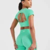 Adapt naadloze crop top