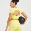 Adapt naadloze crop top