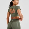 Adapt naadloze crop top