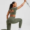 Adapt naadloze crop top