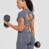 Adapt naadloze crop top