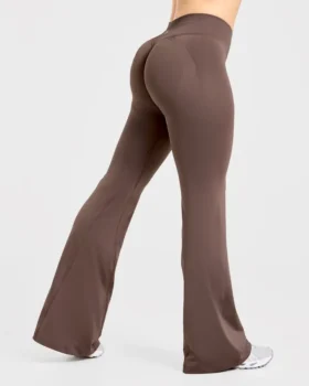 Adapt naadloze legging met uitlopende pijpen