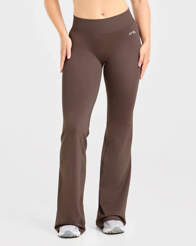 Adapt naadloze legging met uitlopende pijpen