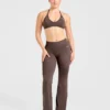 Adapt naadloze legging met uitlopende pijpen