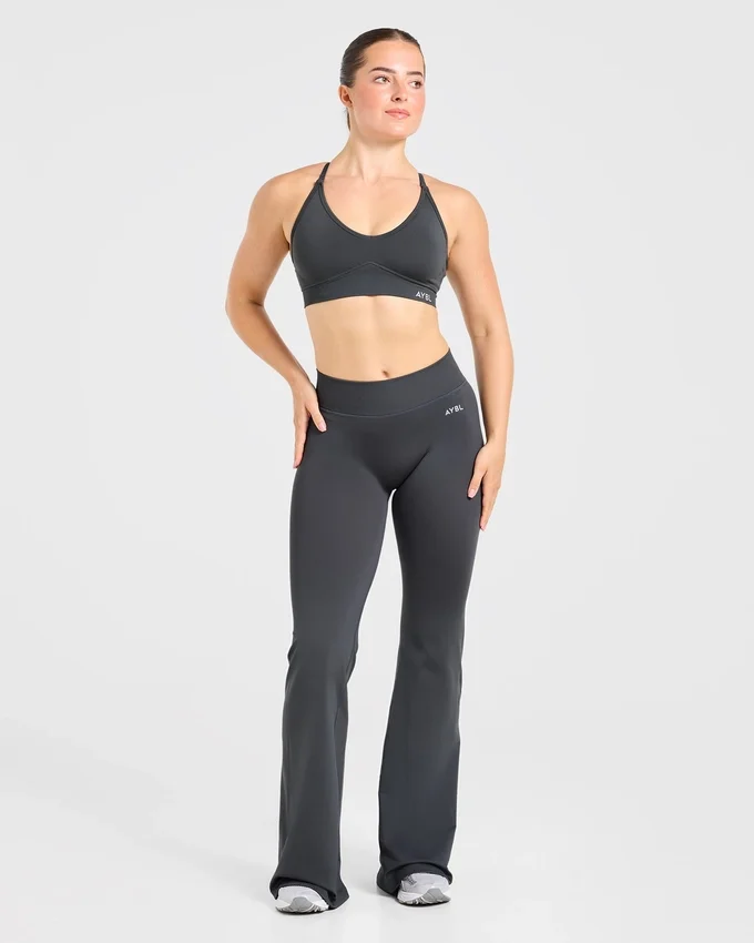 Adapt naadloze legging met uitlopende pijpen