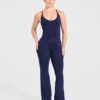 Adapt naadloze legging met uitlopende pijpen