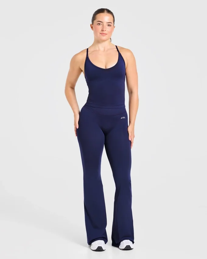 Adapt naadloze legging met uitlopende pijpen
