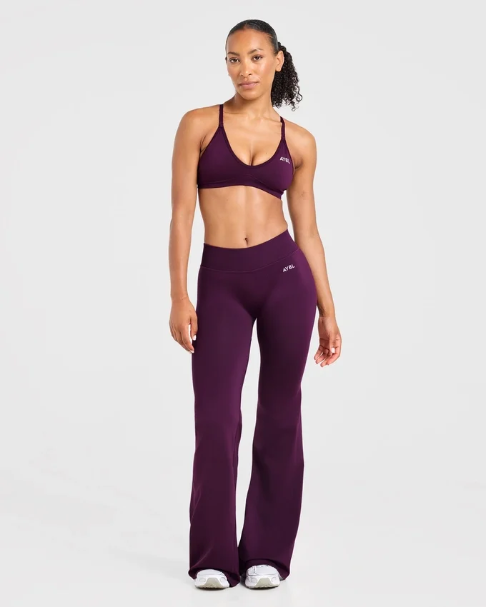 Adapt naadloze legging met uitlopende pijpen