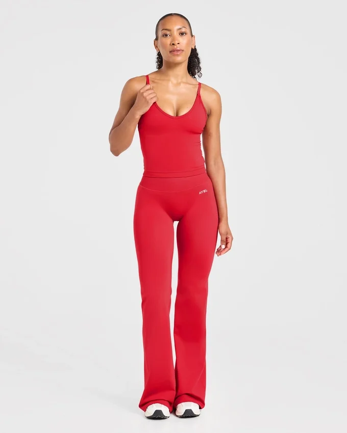Adapt naadloze legging met uitlopende pijpen