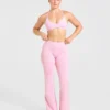 Adapt naadloze legging met uitlopende pijpen