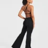 Adapt naadloze legging met uitlopende pijpen
