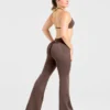 Adapt naadloze legging met uitlopende pijpen