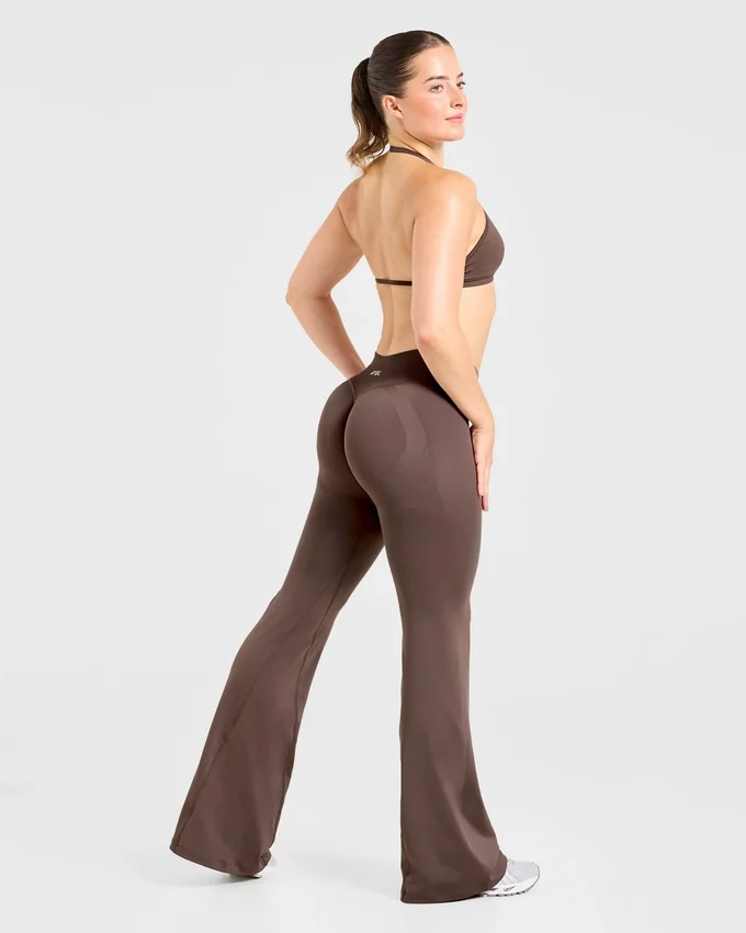 Adapt naadloze legging met uitlopende pijpen