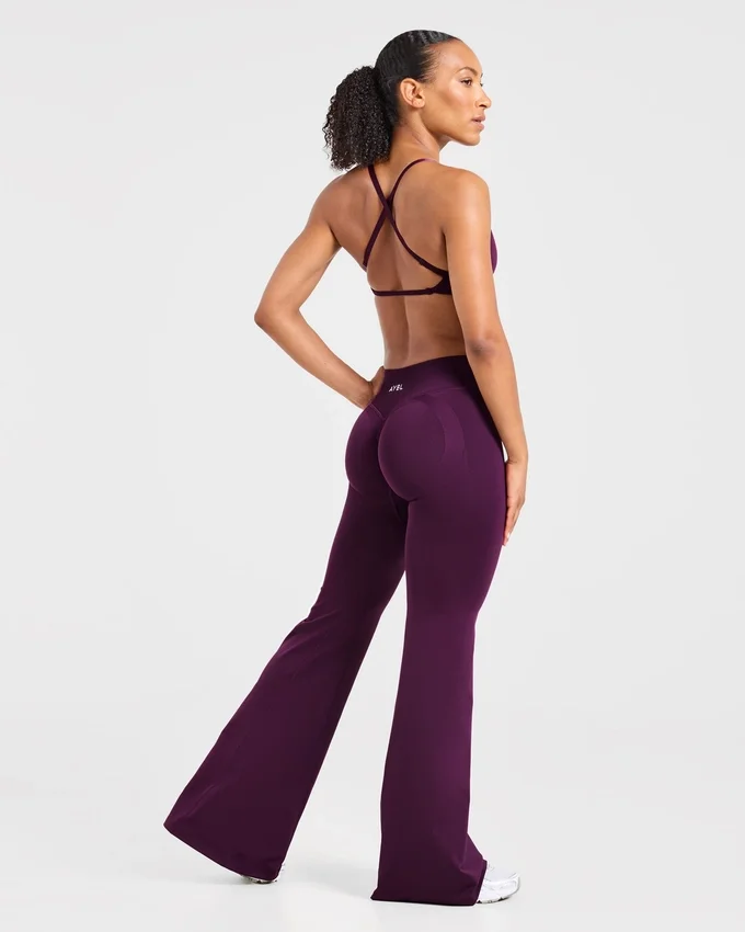 Adapt naadloze legging met uitlopende pijpen