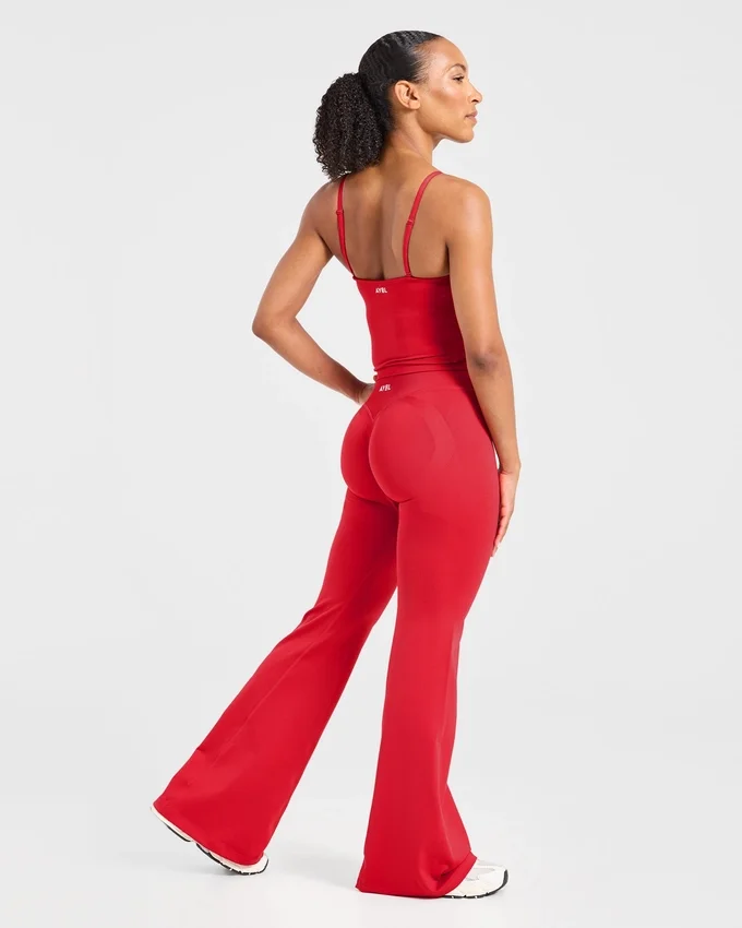 Adapt naadloze legging met uitlopende pijpen