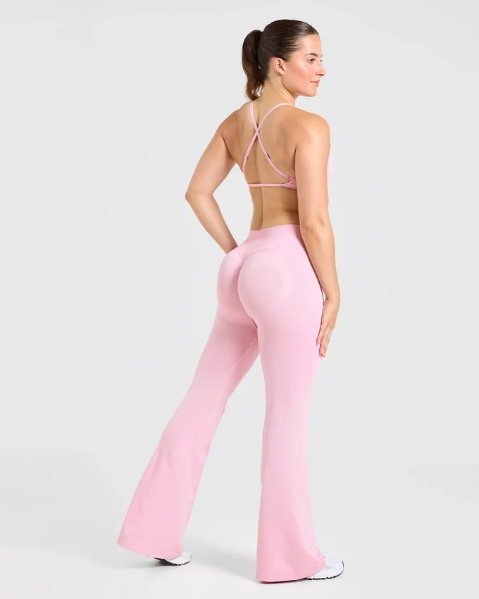 Adapt naadloze legging met uitlopende pijpen