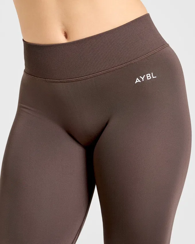 Adapt naadloze legging met uitlopende pijpen