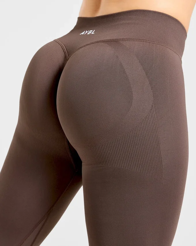 Adapt naadloze legging met uitlopende pijpen