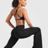Adapt naadloze legging met uitlopende pijpen