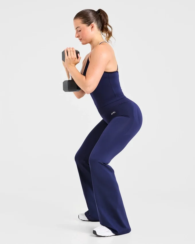 Adapt naadloze legging met uitlopende pijpen
