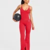 Adapt naadloze legging met uitlopende pijpen