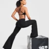 Adapt naadloze legging met uitlopende pijpen